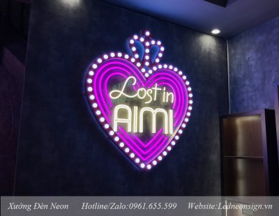 Thi công và thiết kế đèn neon sign flex tại quận đống đa Hà Nội