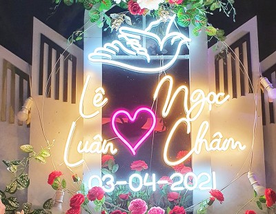 Thi công và thiết kế đèn neon sign flex tại Hà Đông Hà Nội