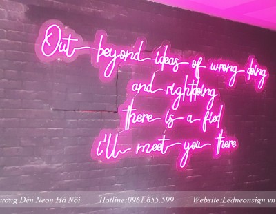 Thi công và thiết kế đèn neon sign flex tại Ba Đình Hà Nội