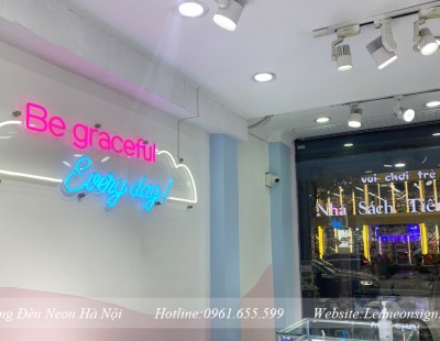 Thi công và thiết kế đèn neon sign flex tại Tây Hồ Hà Nội