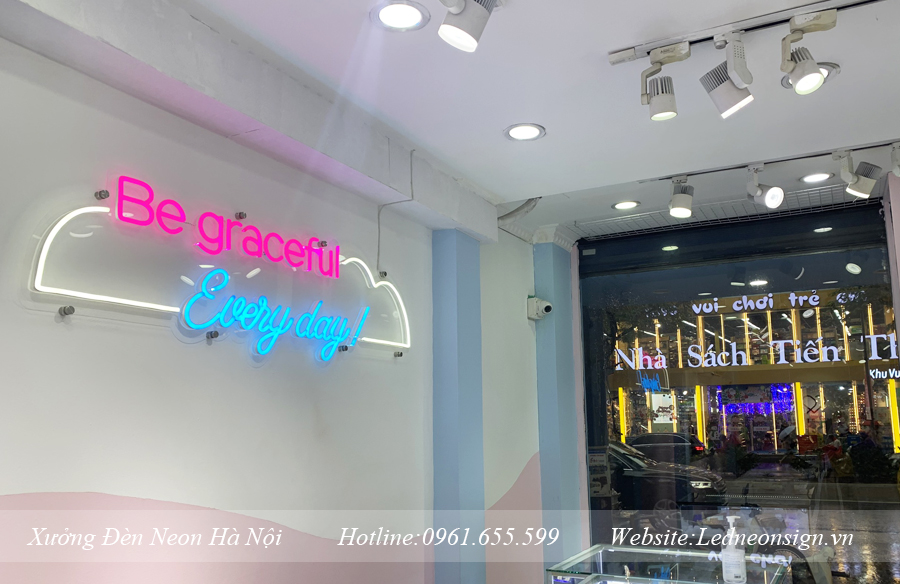 Thi công và thiết kế đèn neon sign flex tại Tây Hồ Hà Nội