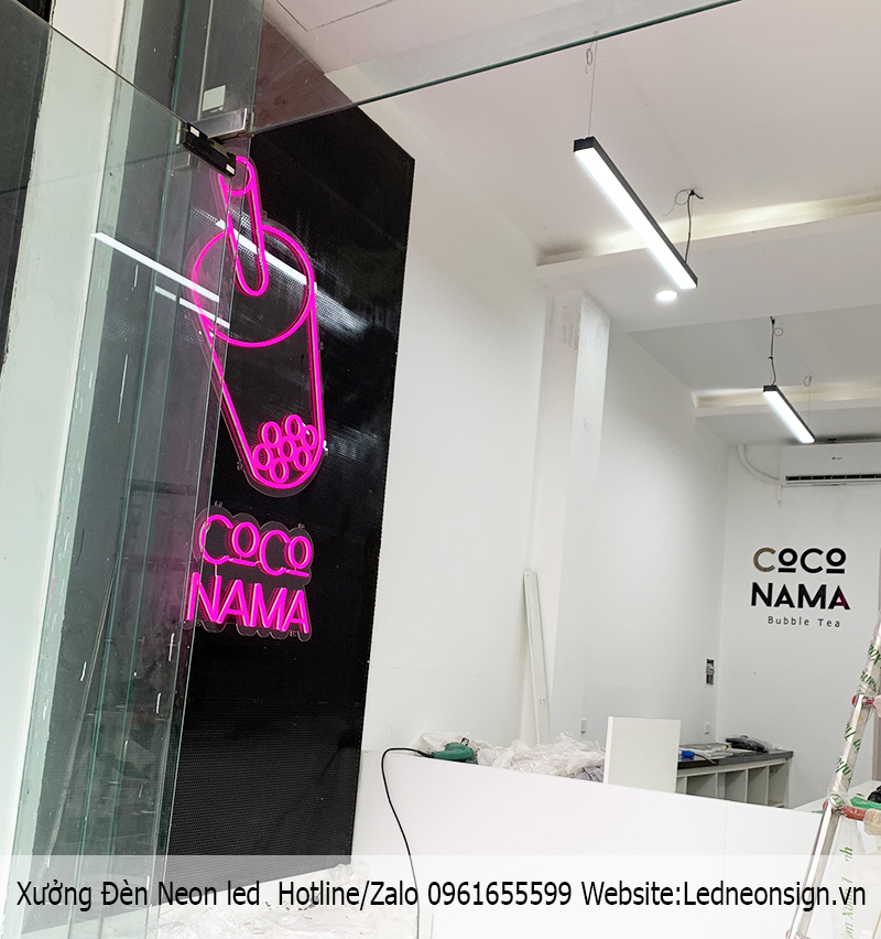 Thi công và thiết kế đèn neon sign flex ở Bắc Từ Liêm Hà Nội