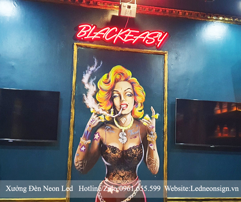 Thi công và thiết kế đèn neon sign flex ở Long Biên Hà Nội