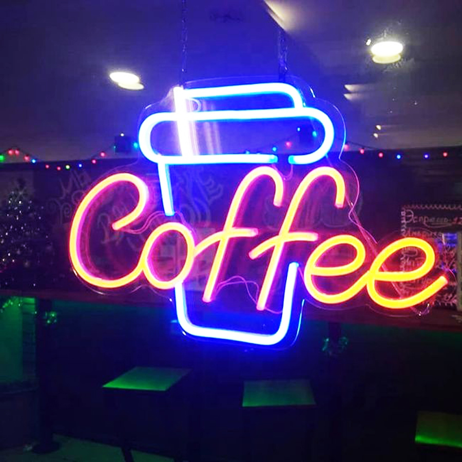 Led Neon Sign mang không gian thời thượng cho quán cafe 6