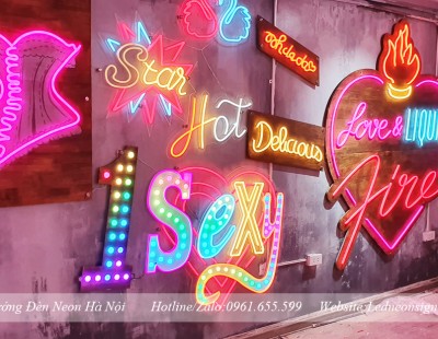 Tìm địa chỉ xưởng làm  đèn Neon Sign theo yêu cầu uy tín 